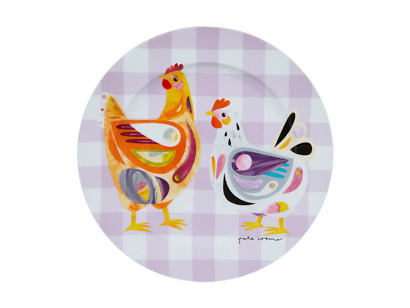 Maxwell & Williams Pete Cromer Barn Friends Children's 3pc Dinner Set - Chook - Gift Boxed