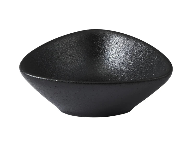 Maxwell & Williams Caviar Black Triangle Sauce Bowl 10x3.5cm