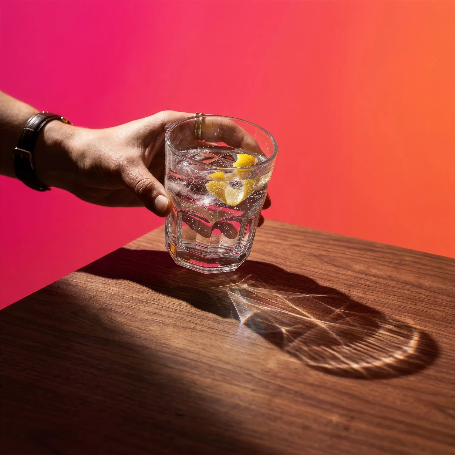 Panelled Glass Tumblers 285ml - Pack of 6