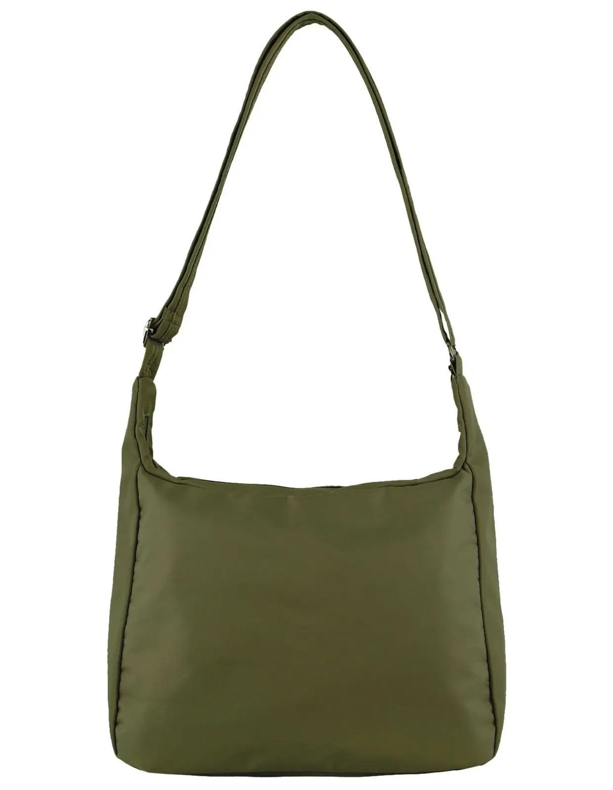 Pierre Cardin Nylon Anti - Theft Cross Body Bag - Olive