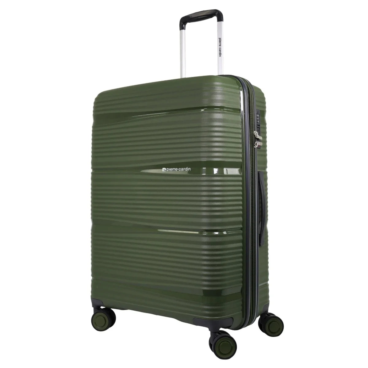 Pierre Cardin Normandy Hard Shell Suitcase 73cm Medium - Green