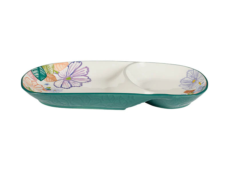 Maxwell & Williams Poppy Love Oblong Dip Platter 36x18.5cm - Gift Boxed