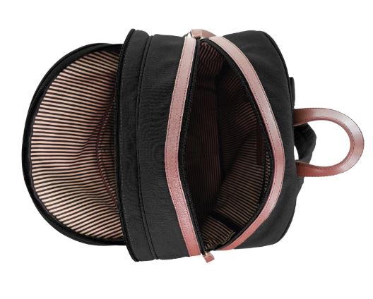 Pierre Cardin Men's Nomad Canvas Backpack 35 x 22 x 45 cm - Black