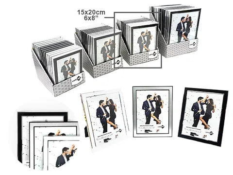 Spectra Aluminium Frame 15x20cm - Black/White/Silver