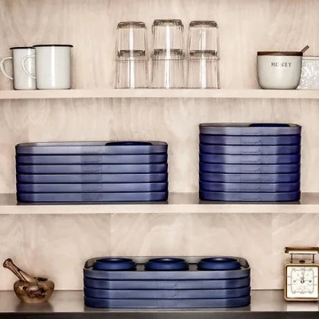 Madesmart® Dipware® Appetiser Tray With Bowl - 36x18cm - Midnight Blue