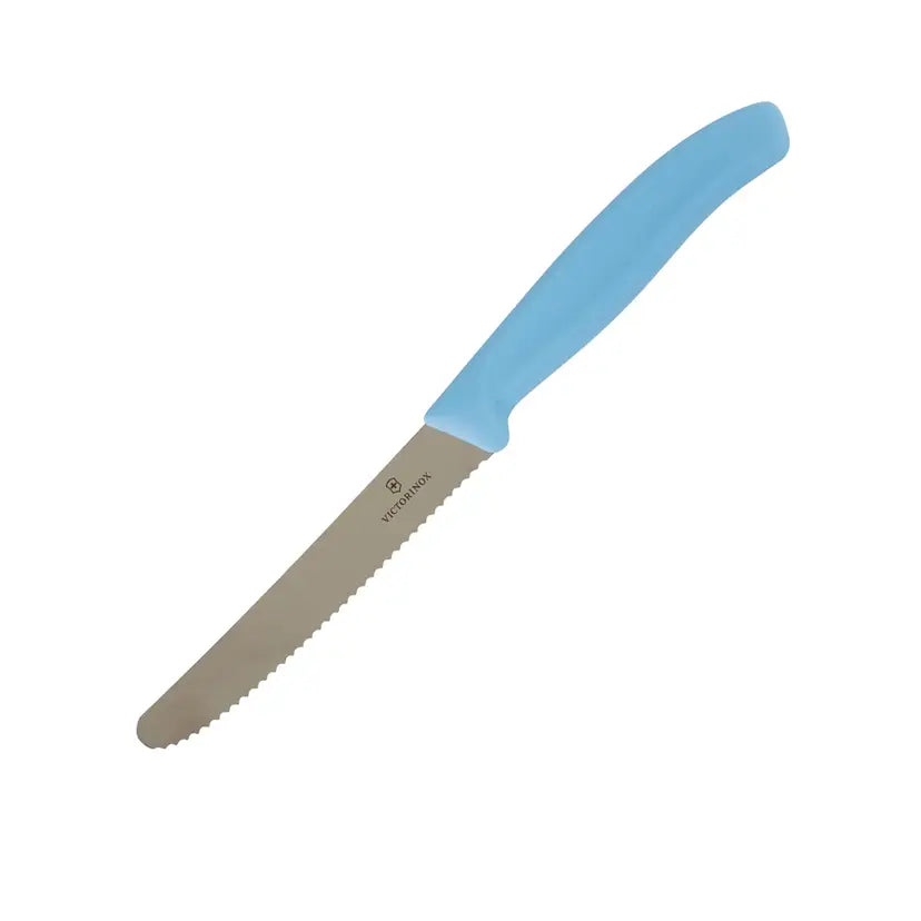 Victorinox Steak & Tomato Knife 11cm - Skyline Blue