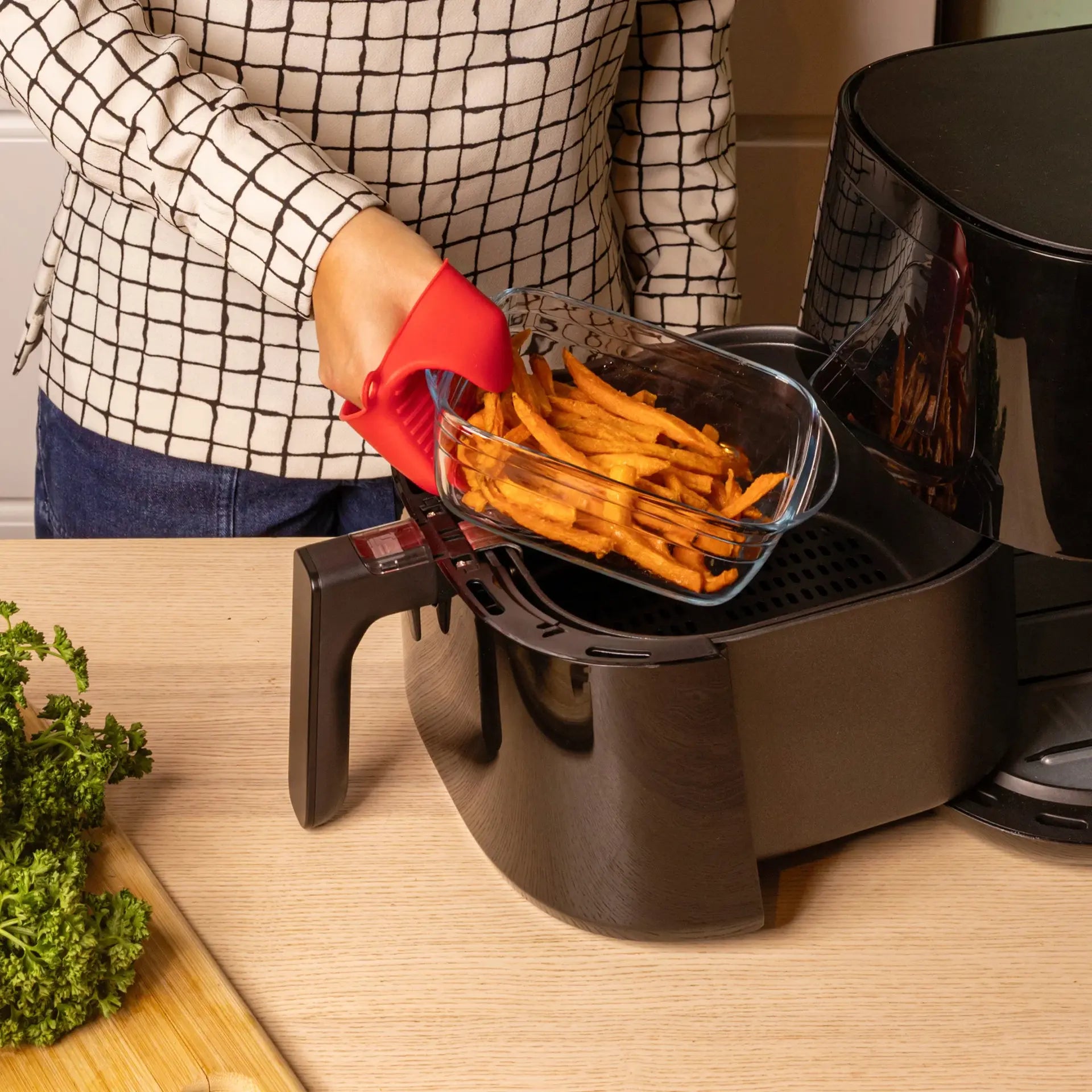 O'Cuisine Square Roaster - AIR FRYER - 20x17x6cm/1L (Made in France)