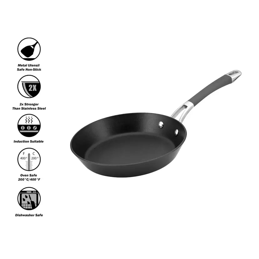 Anolon Endurance+ Nonstick Induction 20/26cm Open French Skillet Twin Pack
