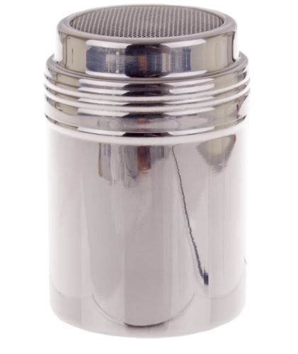 Appetito Small Stainless Steel Mesh Sugar Shaker