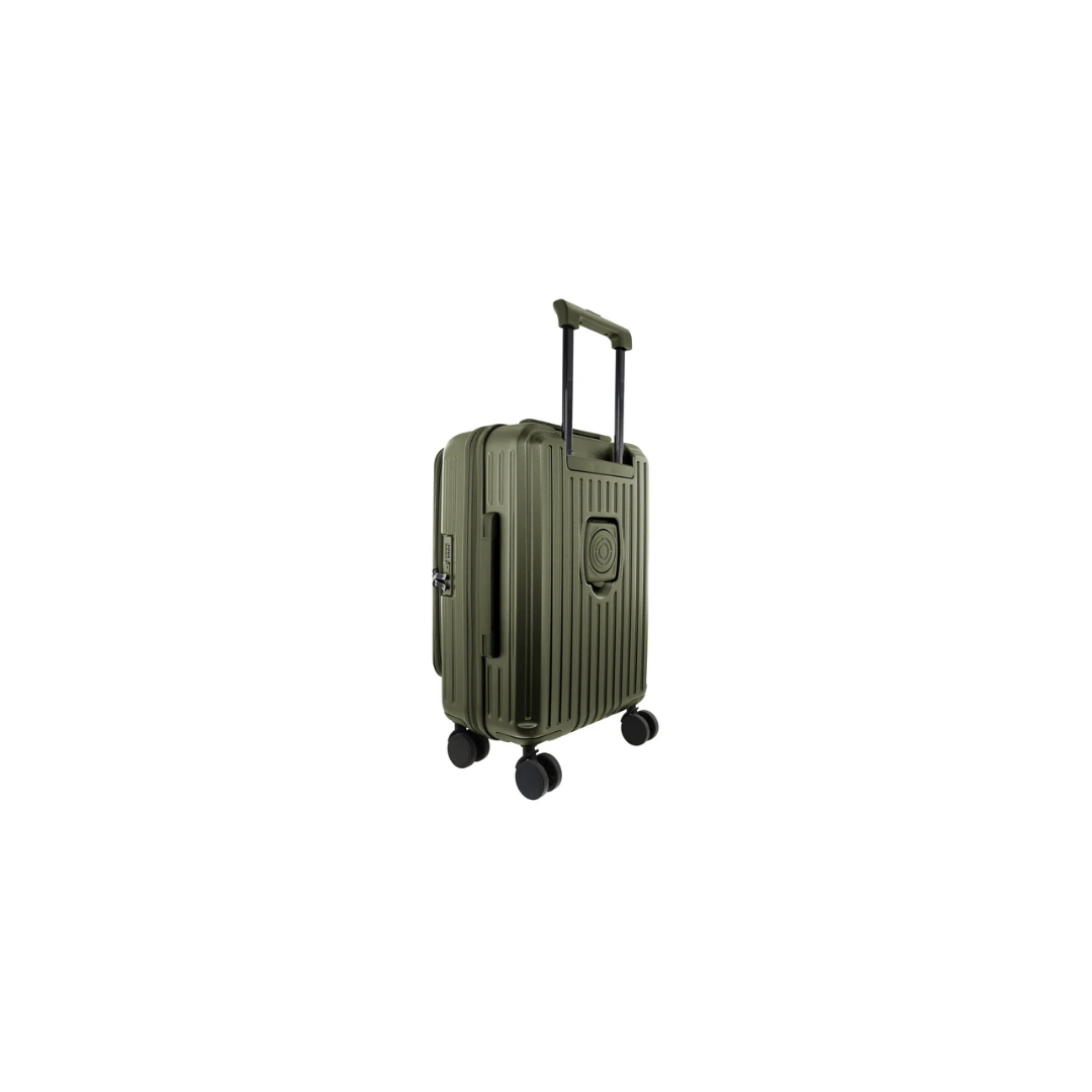 Pierre Cardin Escapade Hard Shell Suitcase 55cm Cabin - Khaki