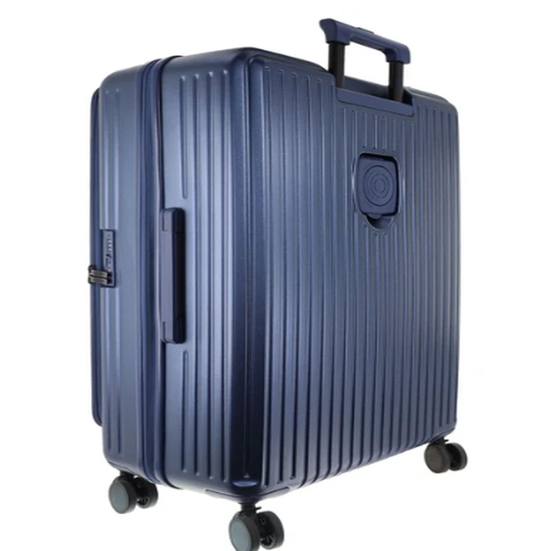 Pierre Cardin Escapade Hard Shell Suitcase 81cm Large - Steel
