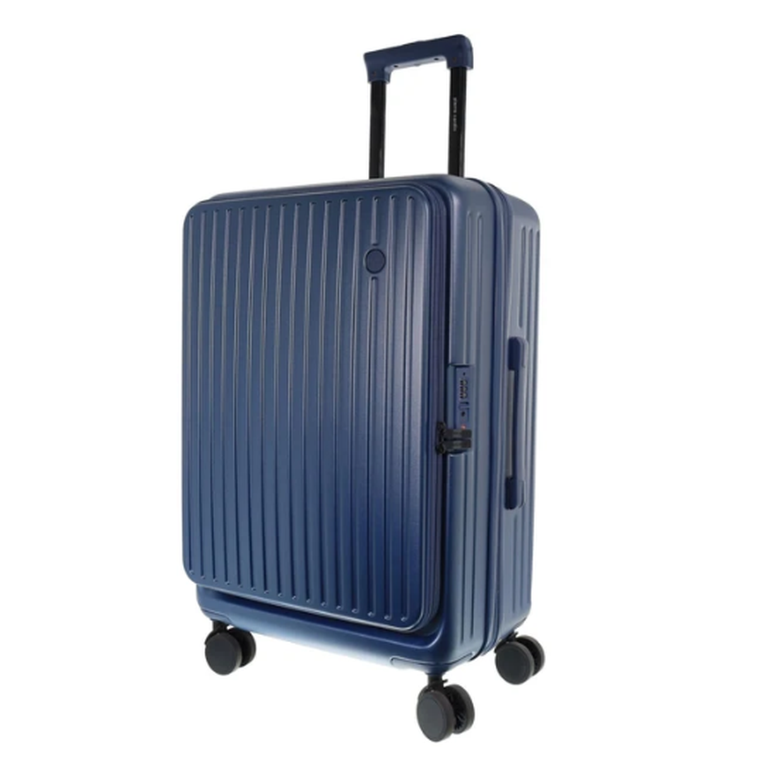 Pierre Cardin Escapade Hard Shell Suitcase 67cm Medium - Steel