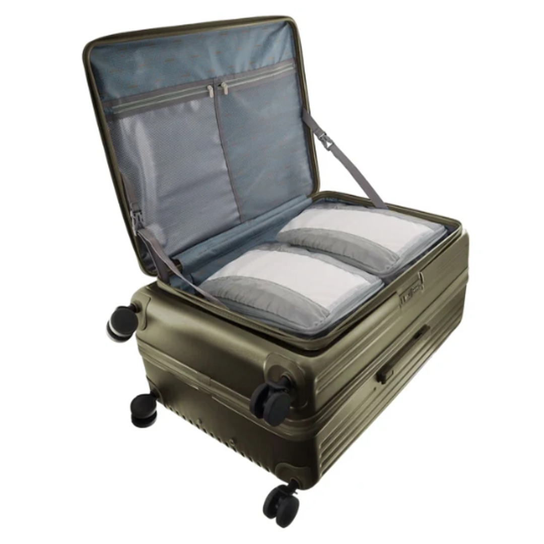 Pierre Cardin Escapade Hard Shell Suitcase 81cm Large - Khaki