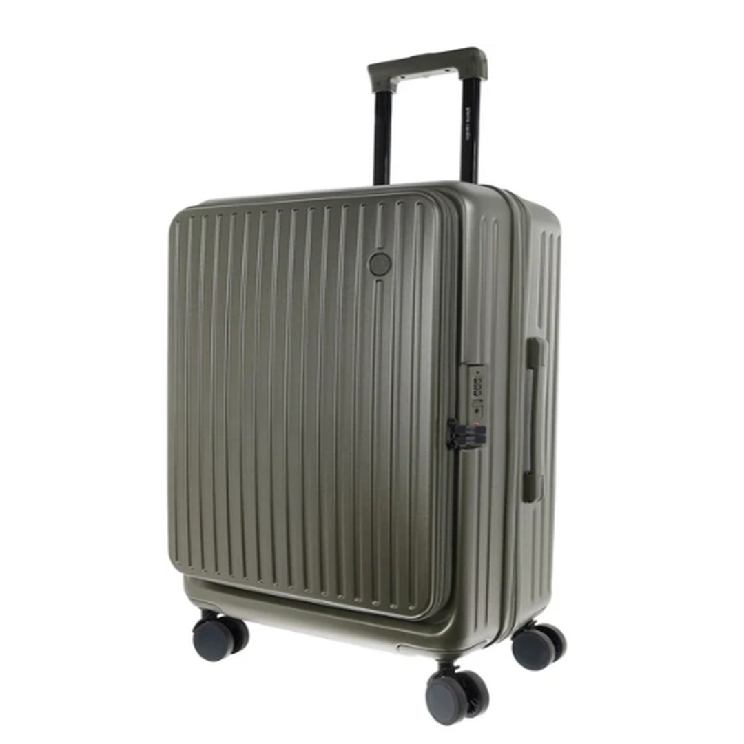Pierre Cardin Escapade Hard Shell Suitcase 67cm Medium - Khaki