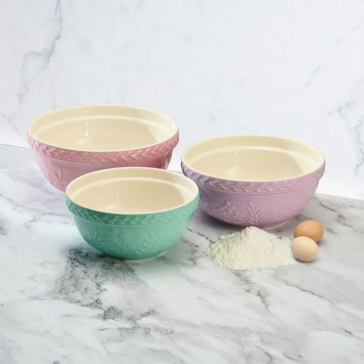 Wiltshire Baking Traditions Mixing Bowl Pastel 3pk