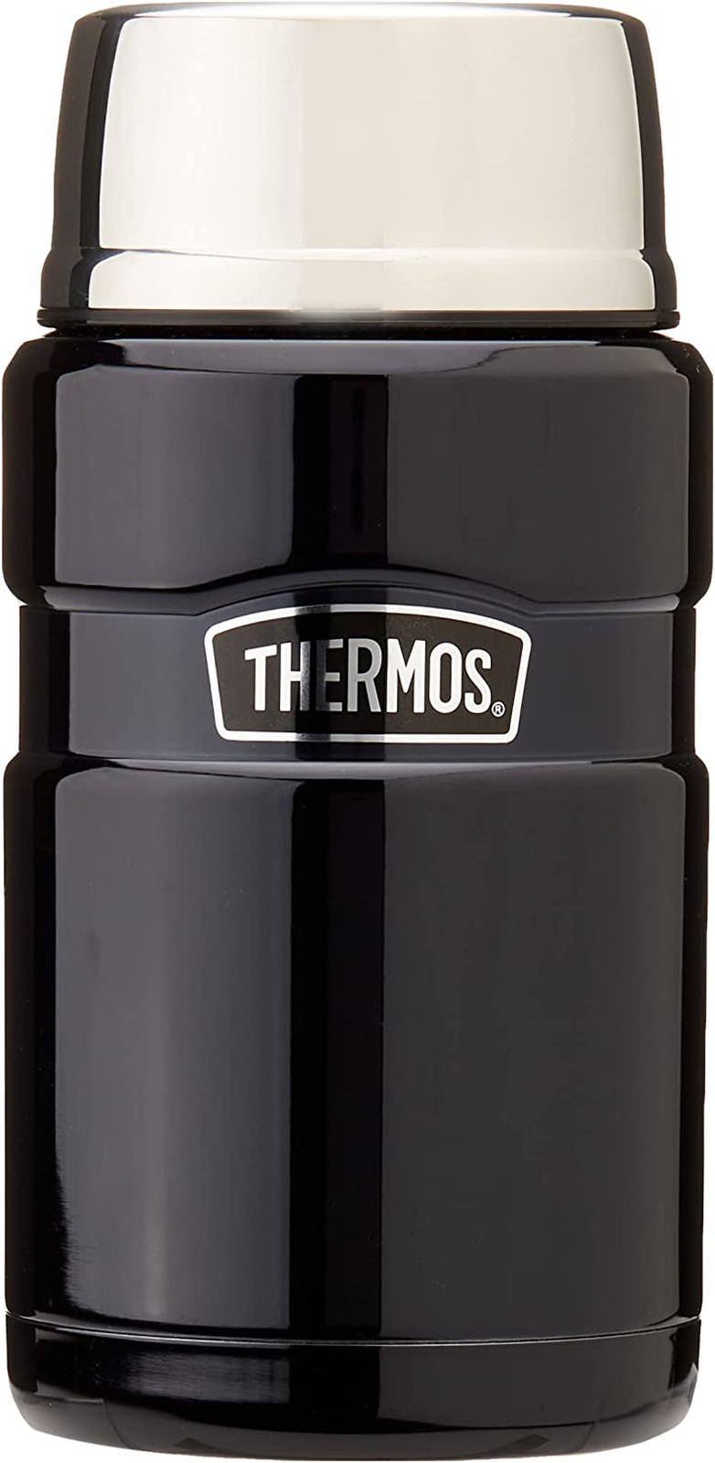 Thermos 710ml Stainless Steel Vacuum Flask/Jar - Midnight Blue