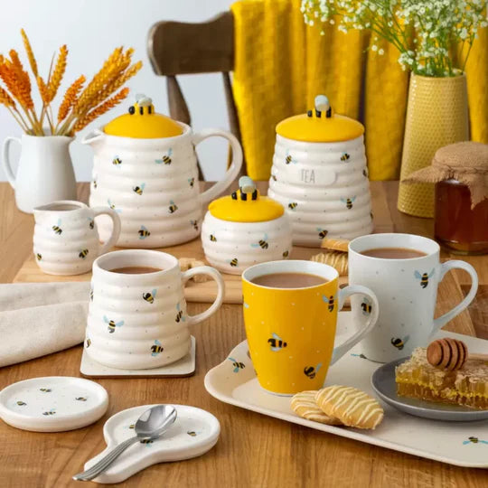 Price & Kensington Sweet Bee Sugar Bowl - 10x9.6cm
