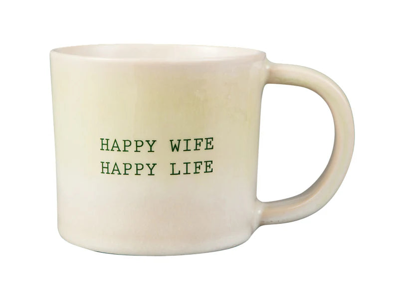 Maxwell & Williams The Mug Club Quotes Mug Happy Wife Happy Life - 350ml