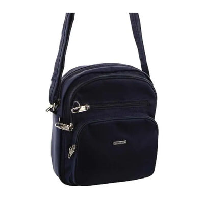 Pierre Cardin Anti - Theft Cross Body Bag Navy - 27x11x20 cm