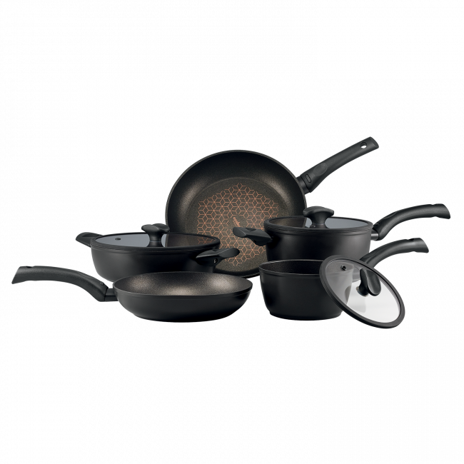 Essteele Per Salute Nonstick Induction 5pc Cookware Set (Made In Italy)