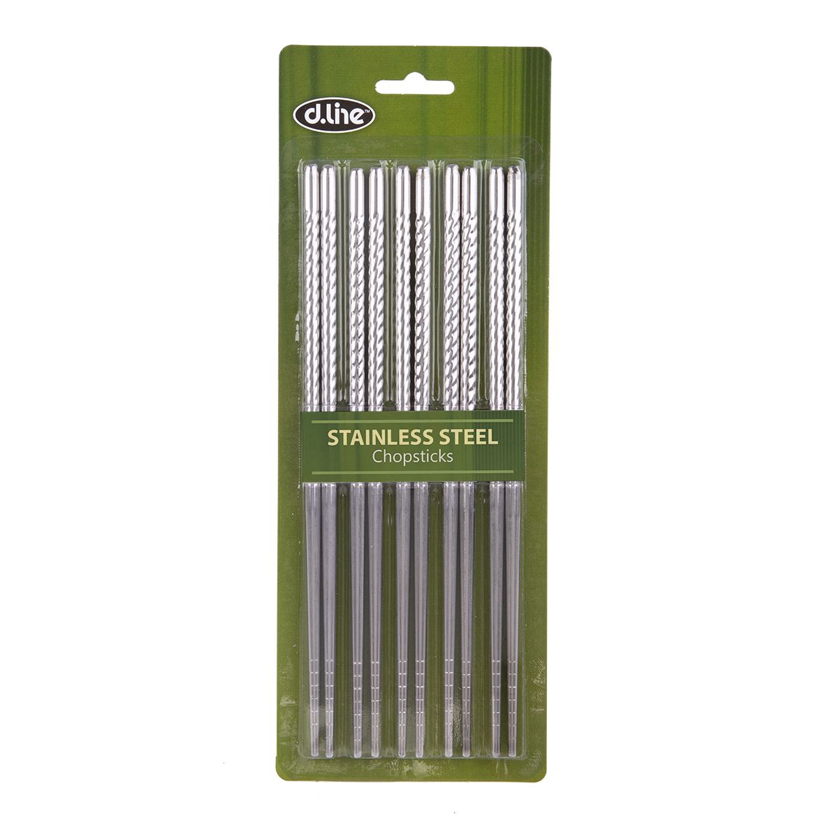 Stainless Steel Chopsticks Set of 5 - D.Line