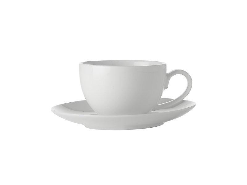 Maxwell & Williams White Basics Coupe Demi Cup & Saucer 90ml