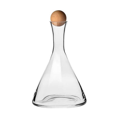 Krosno Connoisseur Wine Decanter Beechwood Stopper 1L