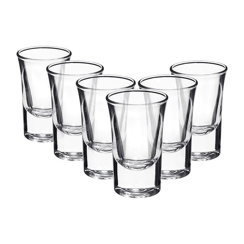 Bormioli Rocco Dublino Shot Glasses 57ml - Set of 6 (Made in Italy)