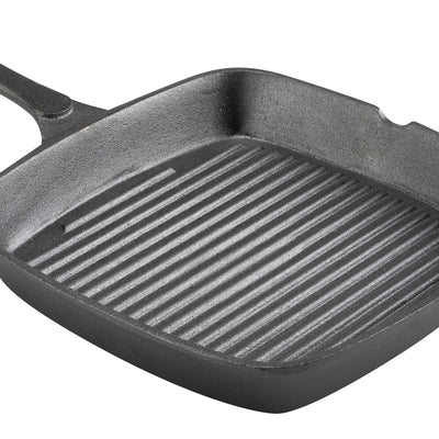 Pyrolux Pyrocast Cast Iron Square Grill Pan 25x24x3.5cm