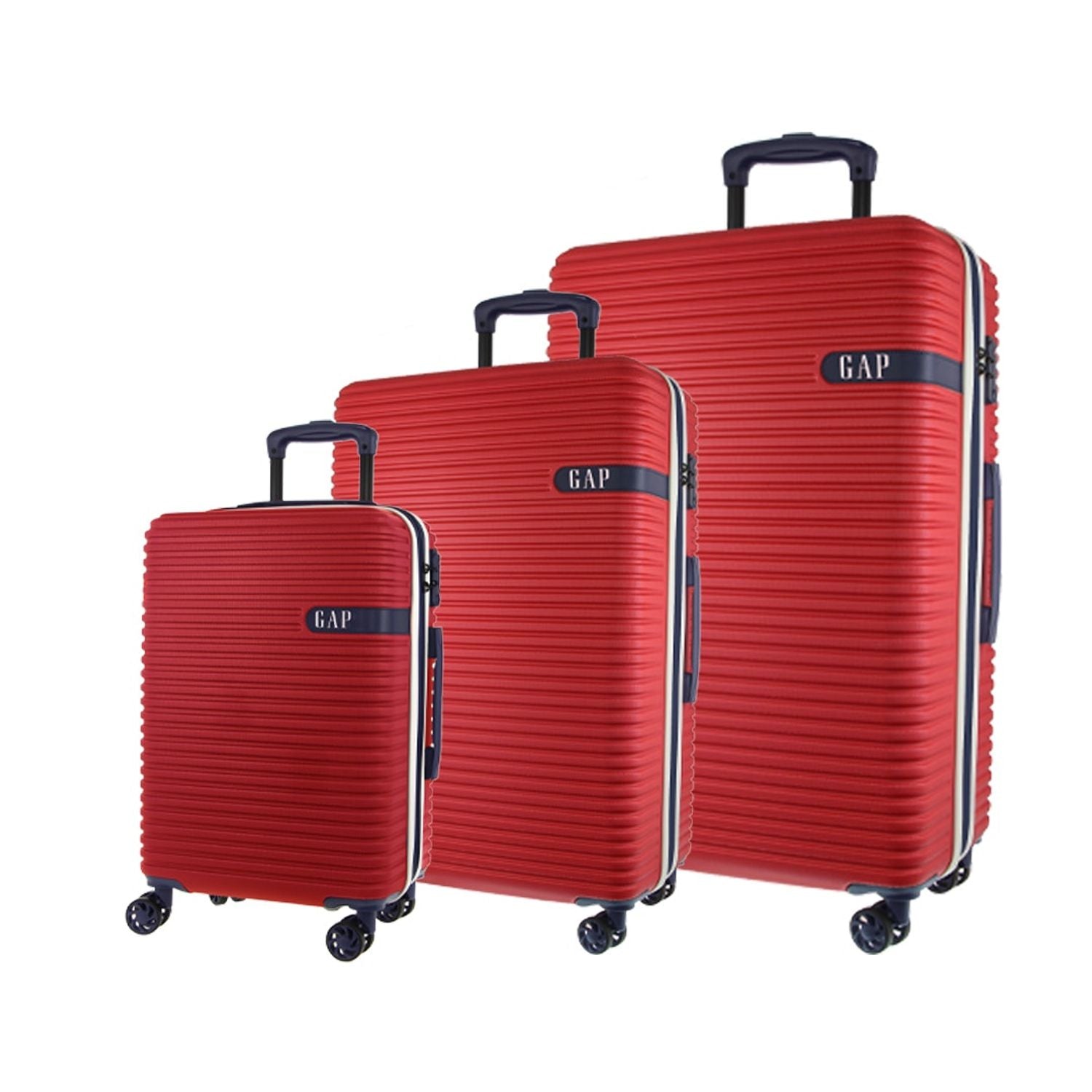GAP 4 Wheel  Hardcase Suitcase - Large Red - Expandable