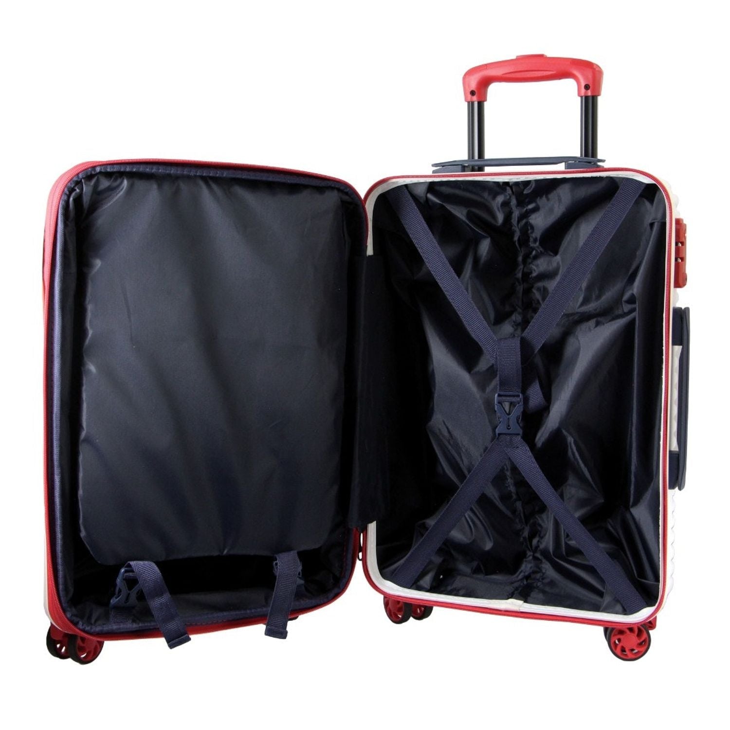 GAP 4 Wheel Hardcase Suitcase - Cabin White - Expandable
