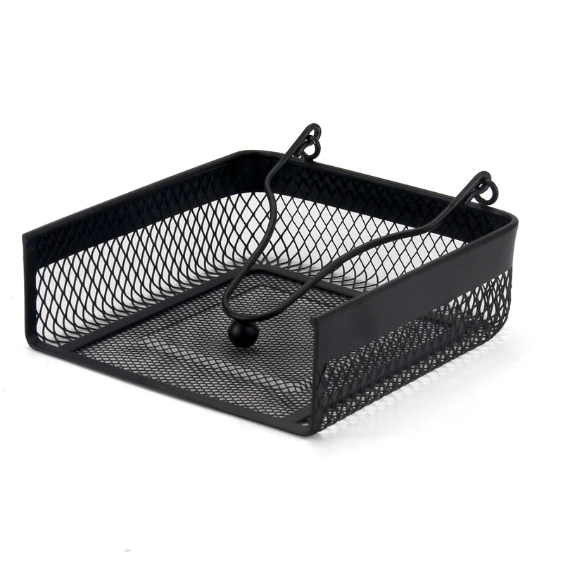 Classica Nero Mesh Napkin Holder - Black 18.5x16x7.5cm