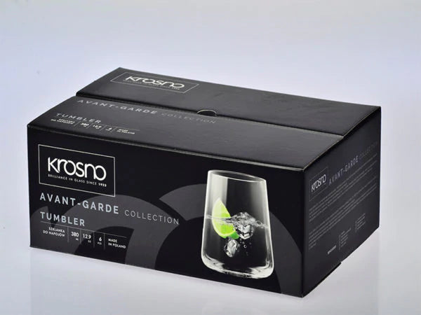 Krosno Avant-Garde Tumblers 430ml 6pc (Made in Poland)