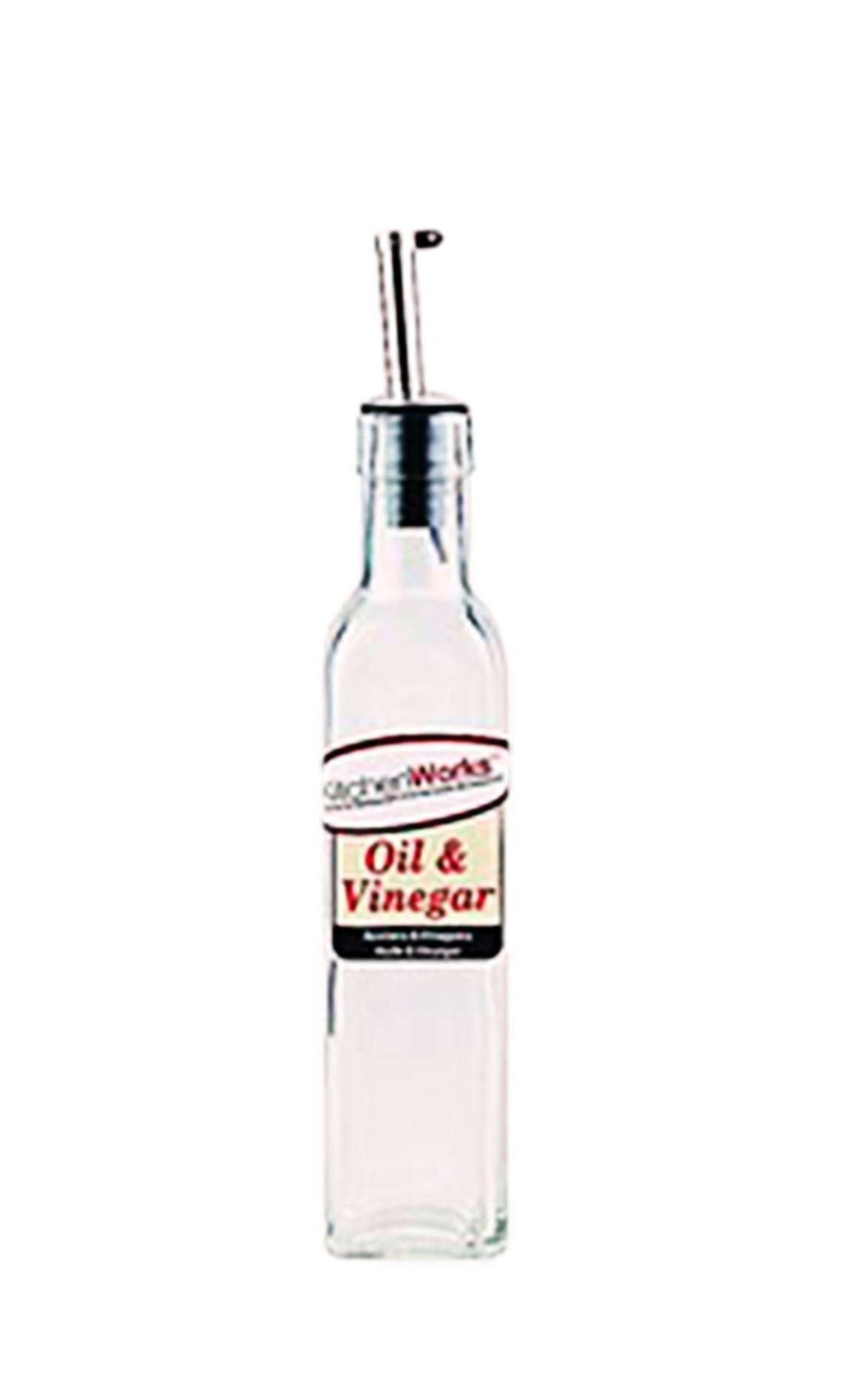 Kitchen Works Glass Medium Oil/Vinegar Bottle 250ml