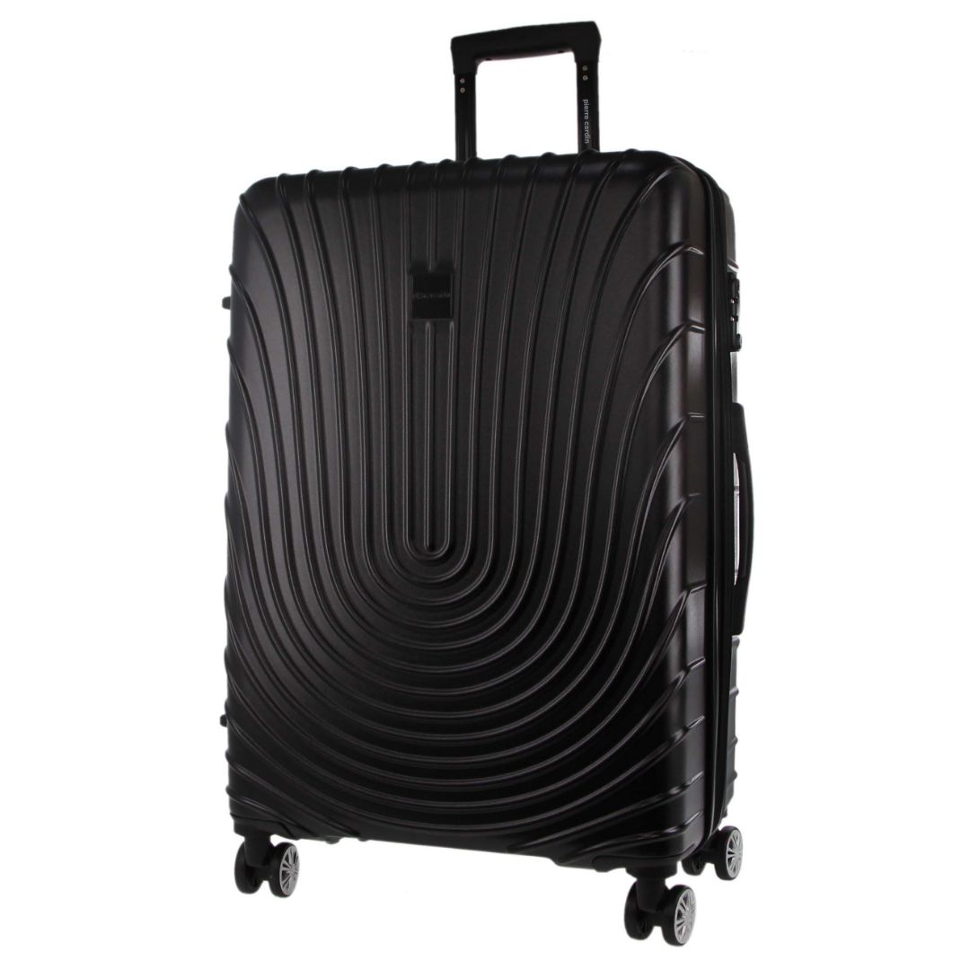 Pierre Cardin Hard Shell 4 Wheel - 3-Piece Luggage Set - Black