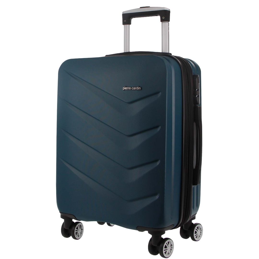 Pierre Cardin Hard Shell 4 Wheel - 3-Piece Luggage Set - Teal