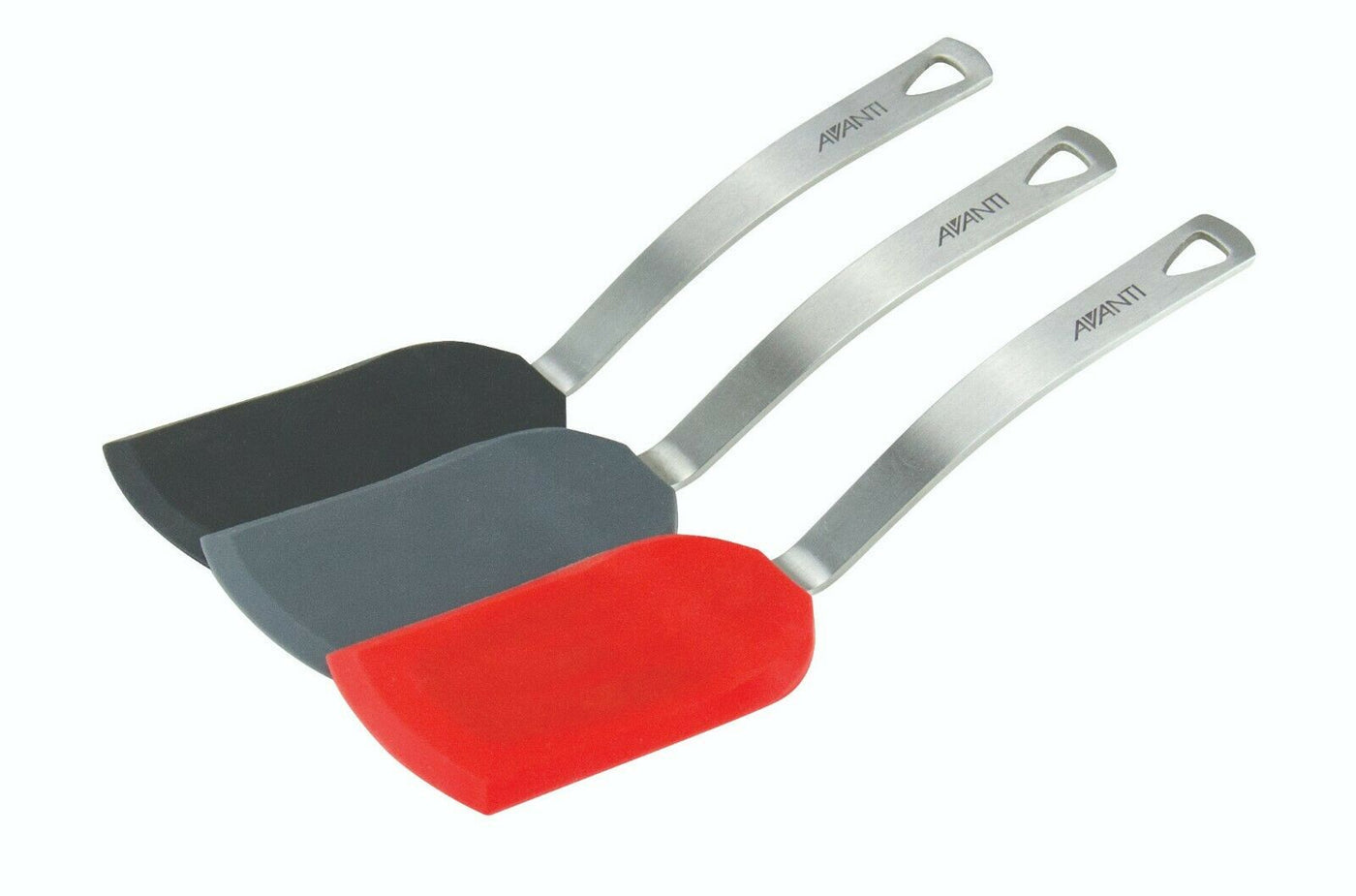 Avanti Silicone Head Mini Spatula/Turner 17cm - Charcoal