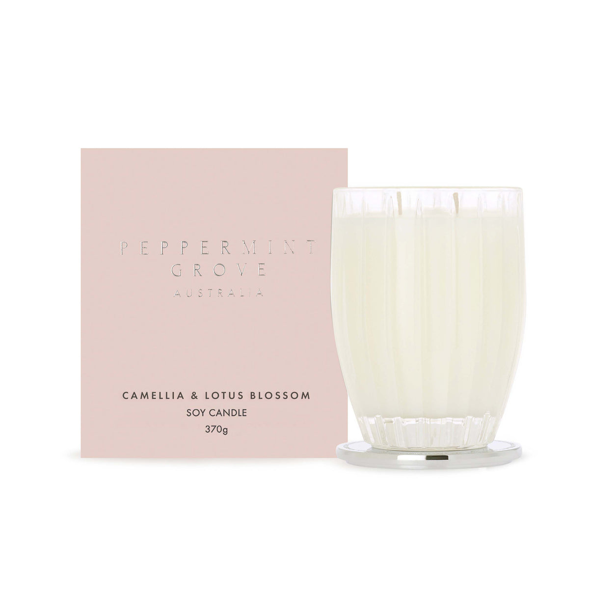 Peppermint Grove Australia - Camellia & Lotus Blossom Soy Candle - 370g
