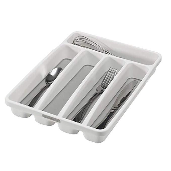 Madesmart® 5 Compartment Cutlery Tray - White