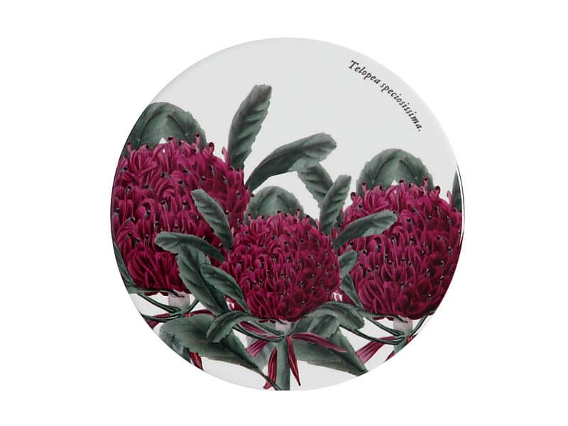 Maxwell & Williams Royal Botanic Garden - Ceramic Round Coaster 9.5cm Telopea
