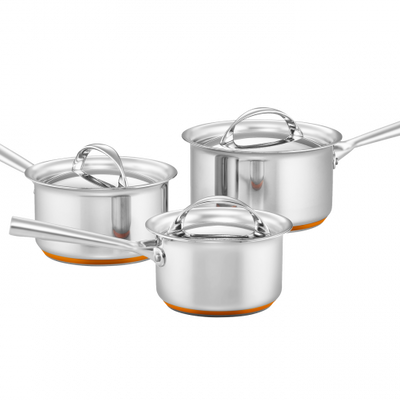 Essteele Per Vita 3 Piece Saucepan Set (Made In Italy)