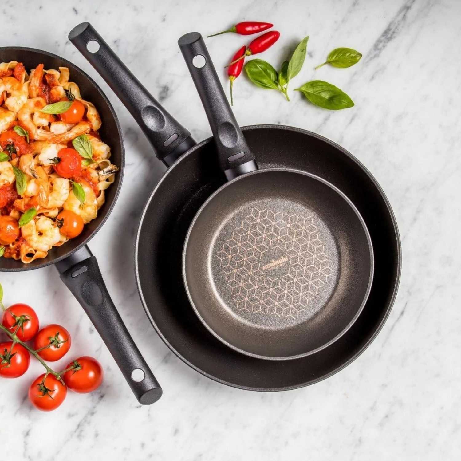 Essteele Per Salute 24cm Open French Skillet (Made In Italy)