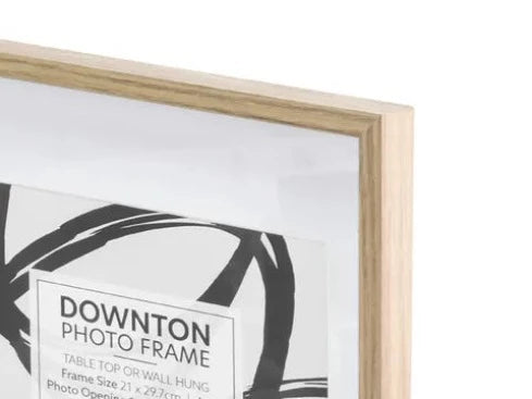 Downtown Matt Frame Natural/White 13x18cm/5x7" to 4x6"