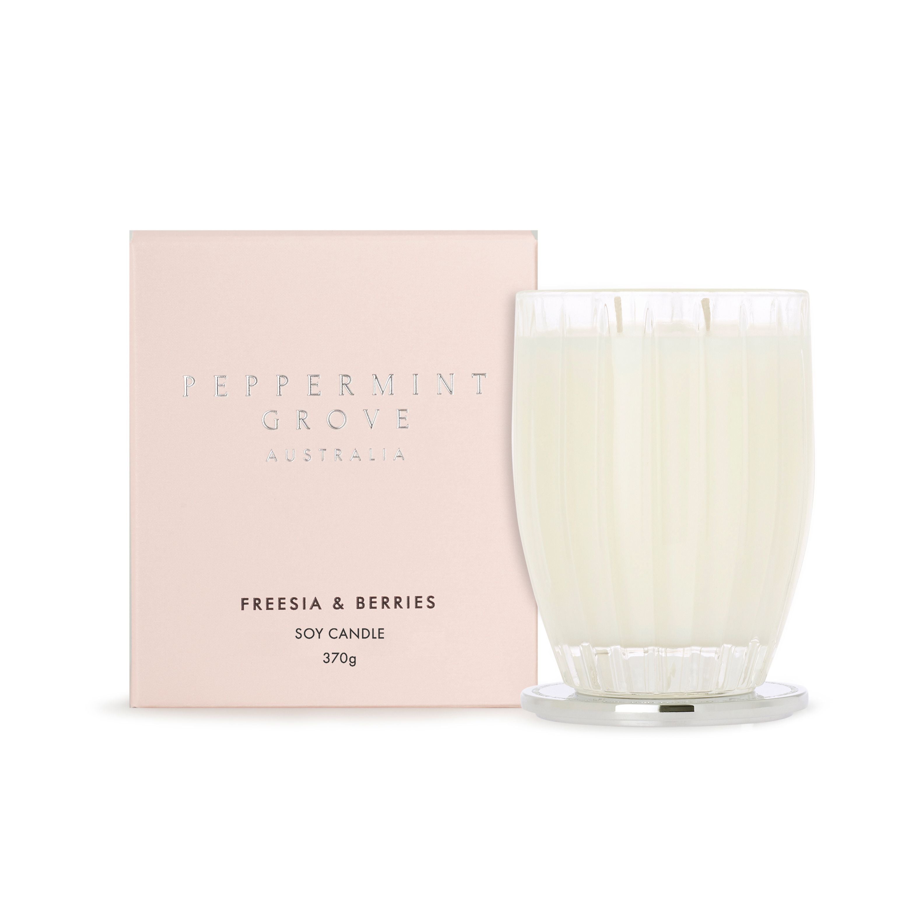 Peppermint Grove Australia - Freesia & Berries Soy Candle - 370g