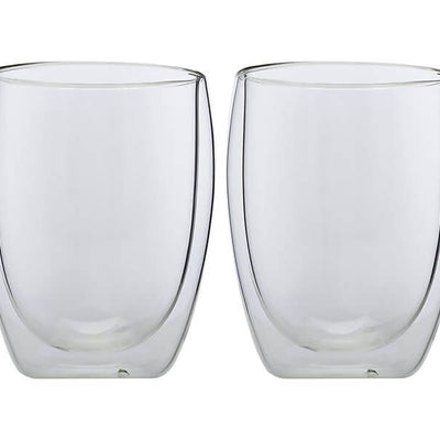 Maxwell & Williams Blend Double Wall Cups 350ml Set of 2