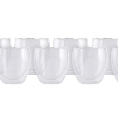 Maxwell & Williams Blend Double Wall Cups Set of 8 - 250ml
