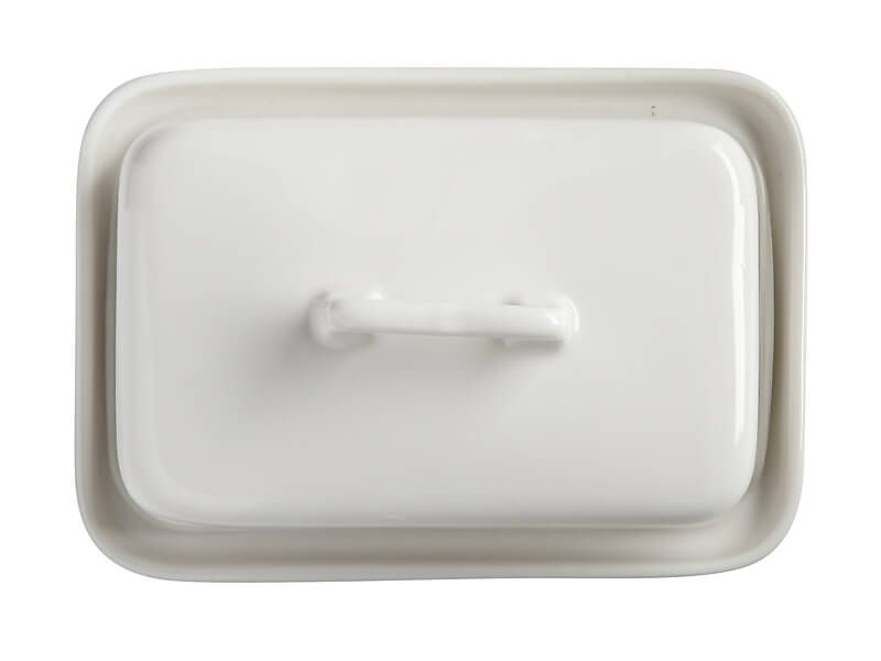 Maxwell & Williams Epicurious Butter Dish - White