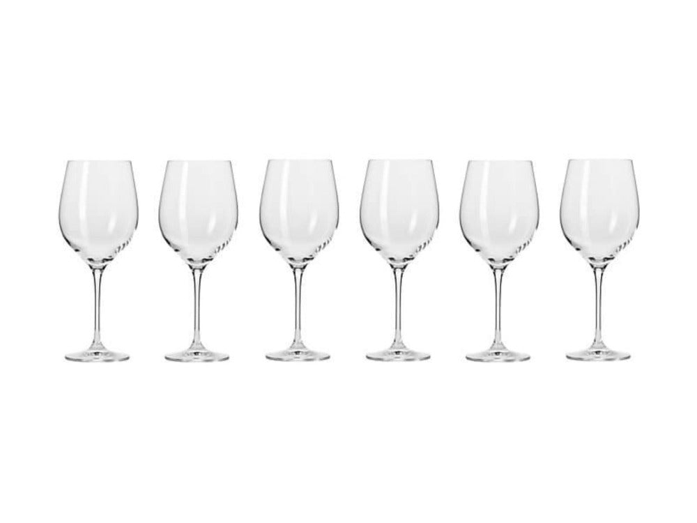 Krosno Harmony Wine Glasses 530ml 6pc (Made in Poland)