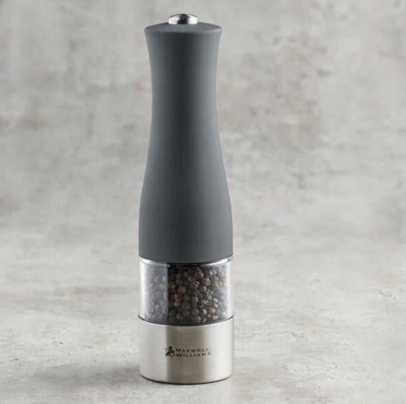 Maxwell & Williams Cosmopolitan Electric Salt/Pepper Mill 21cm - Grey