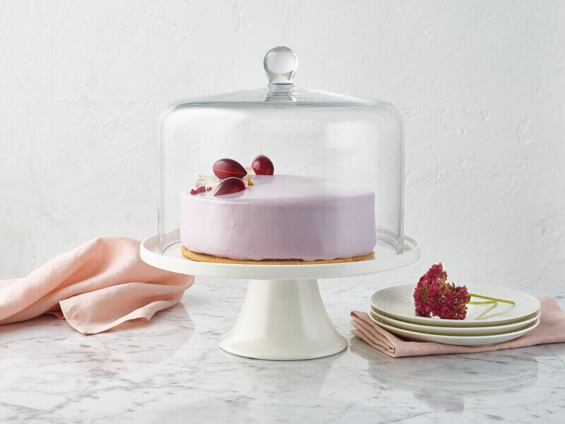 Maxwell & Williams Diamante Straight Sided Cake Dome - 26x20cm
